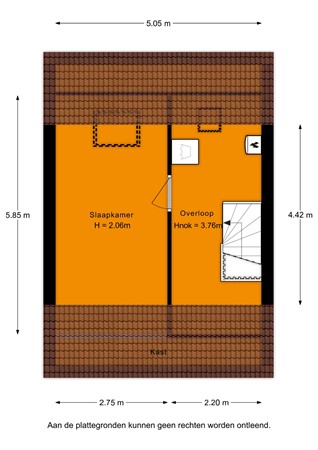 Floorplan - Tjalk 6, 2377 CK Oude Wetering